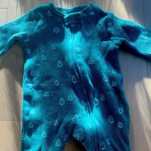 NWOT Carter Christmas Tree Footie 3 months